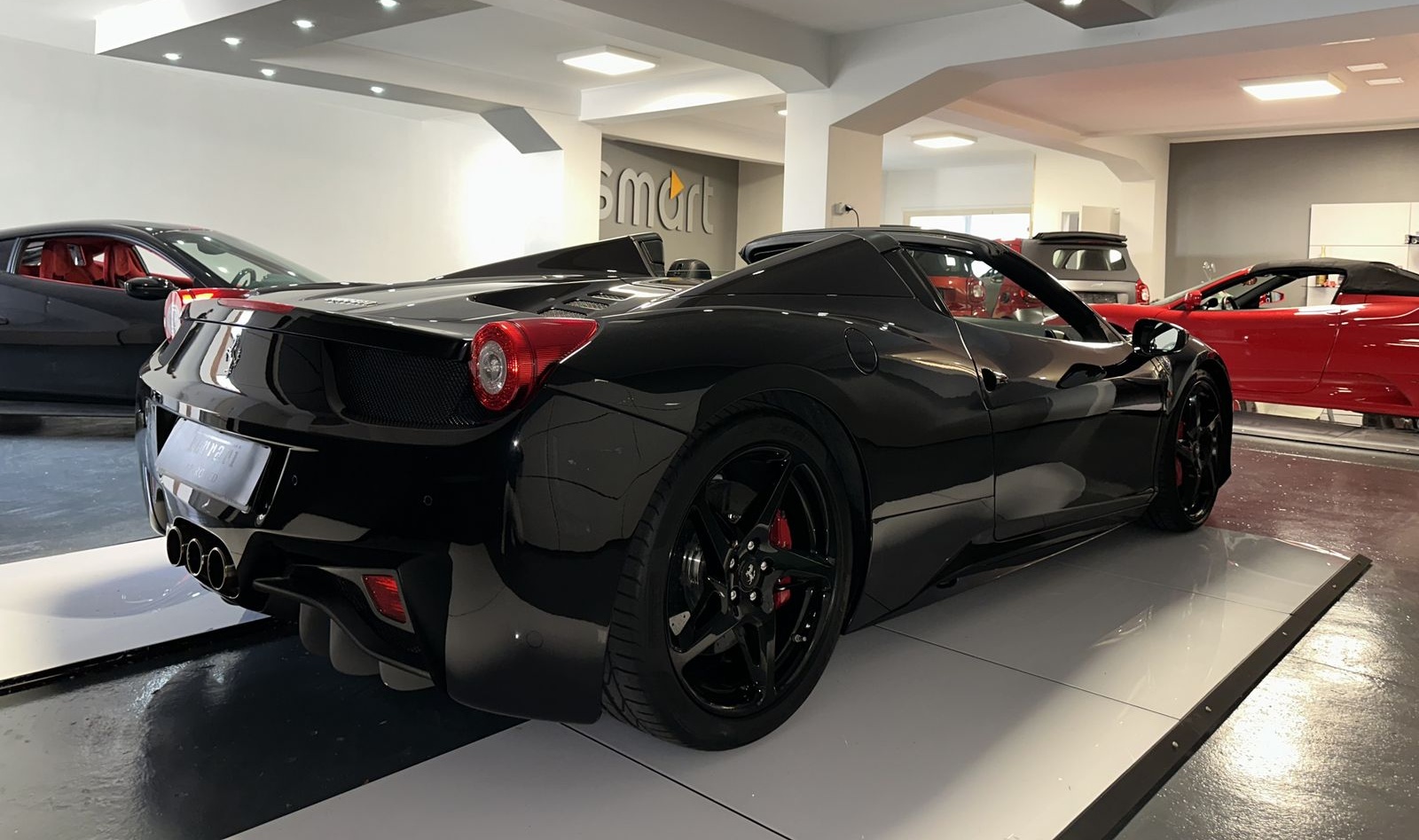 Ferrari 458 Spider CARBON FIBRE DRIVER ZONE+LEDS Keramik foto 6