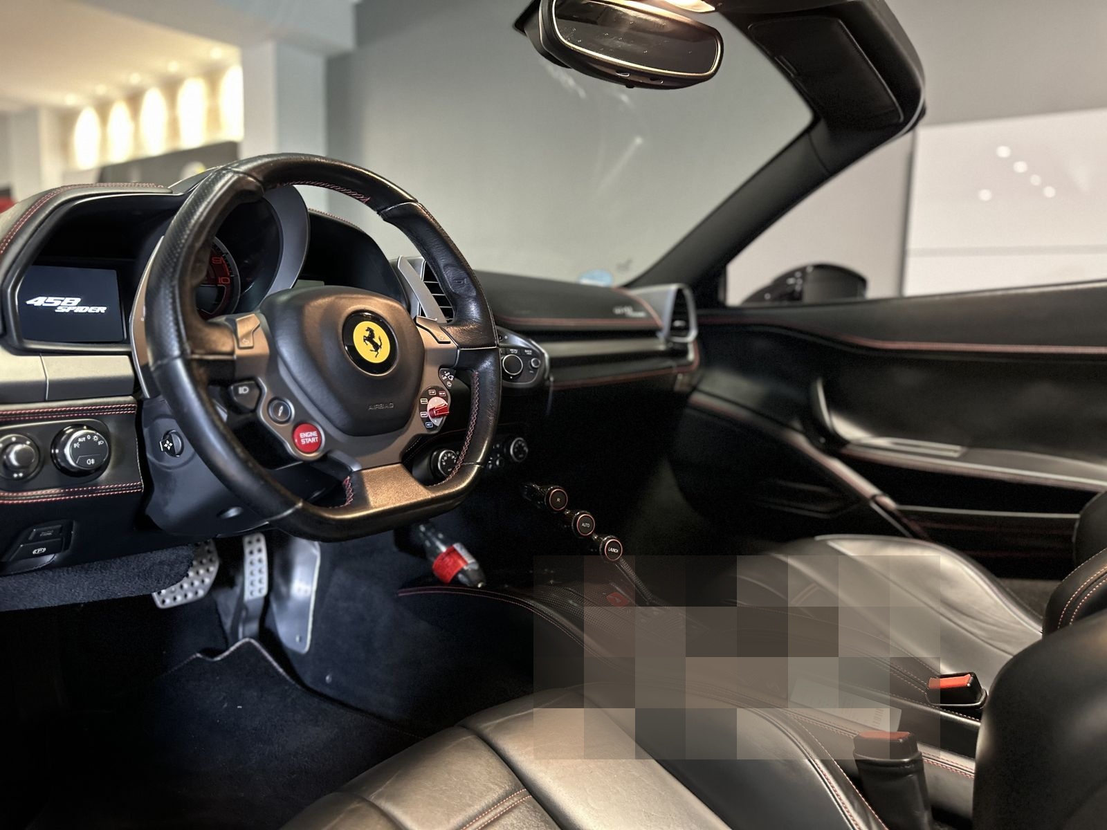 Ferrari 458 Spider CARBON FIBRE DRIVER ZONE+LEDS Keramik foto 9