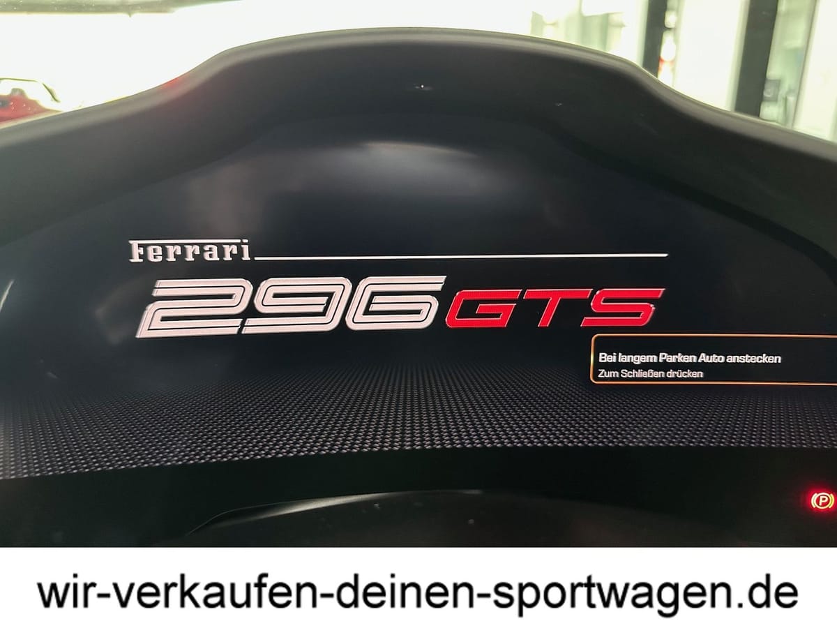 Ferrari 296 GTS Sonderfarbe Rosso Magma UPE 385´T 1. Hd foto 21