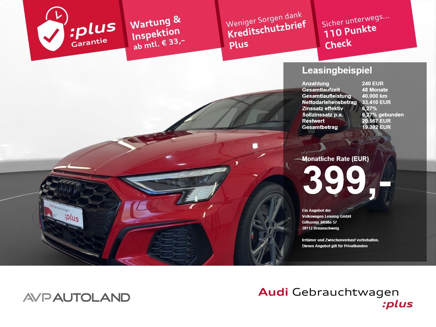 Audi S3 Sportback TFSI S tronic quattro | LED | SITZH