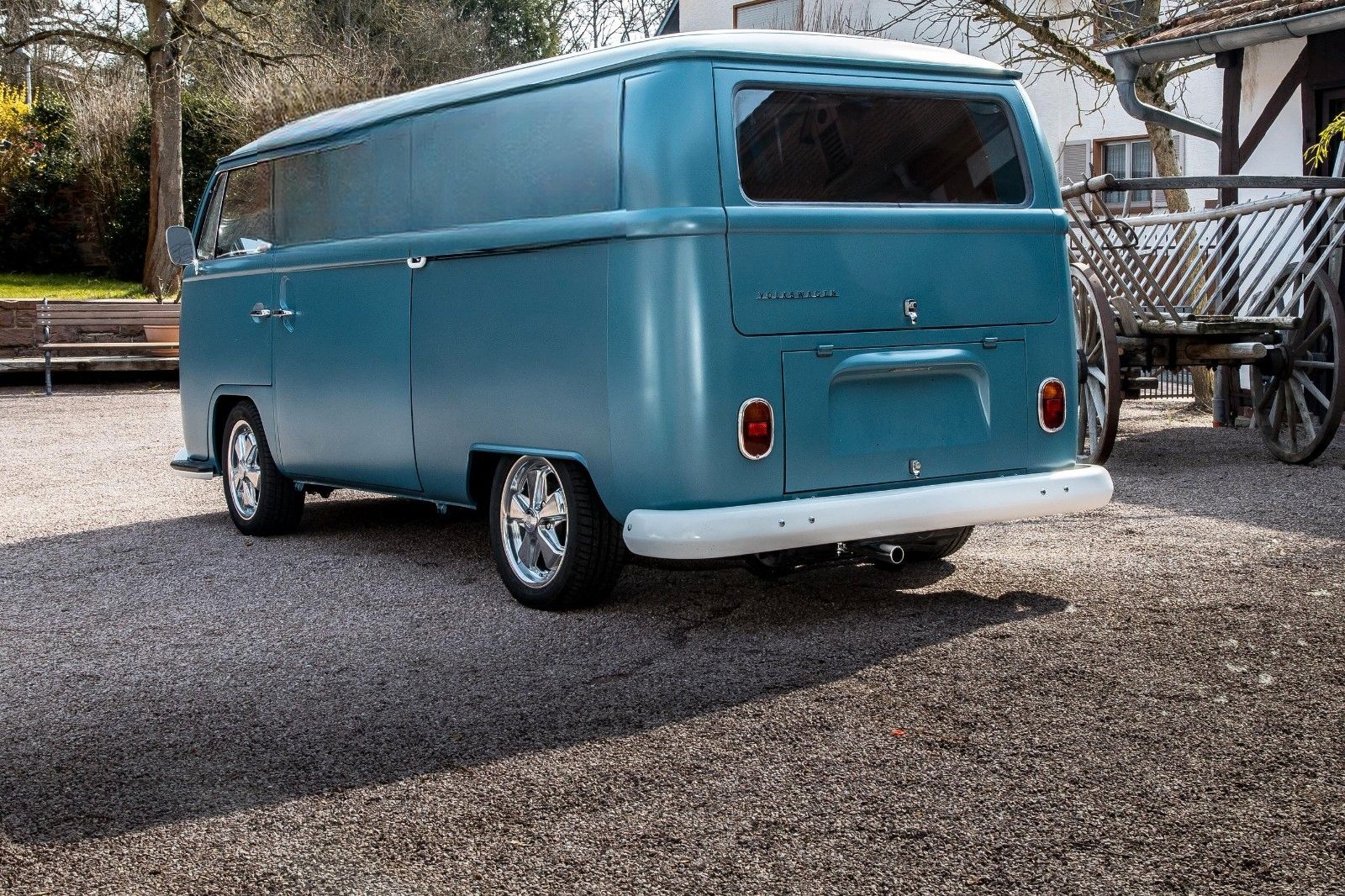 Volkswagen VW T2 Bulli Kasten im Porsche Design 90PS Weber foto 2