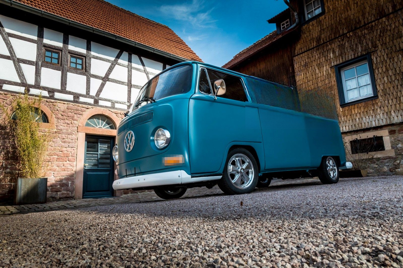 Volkswagen VW T2 Bulli Kasten im Porsche Design 90PS Weber foto 4
