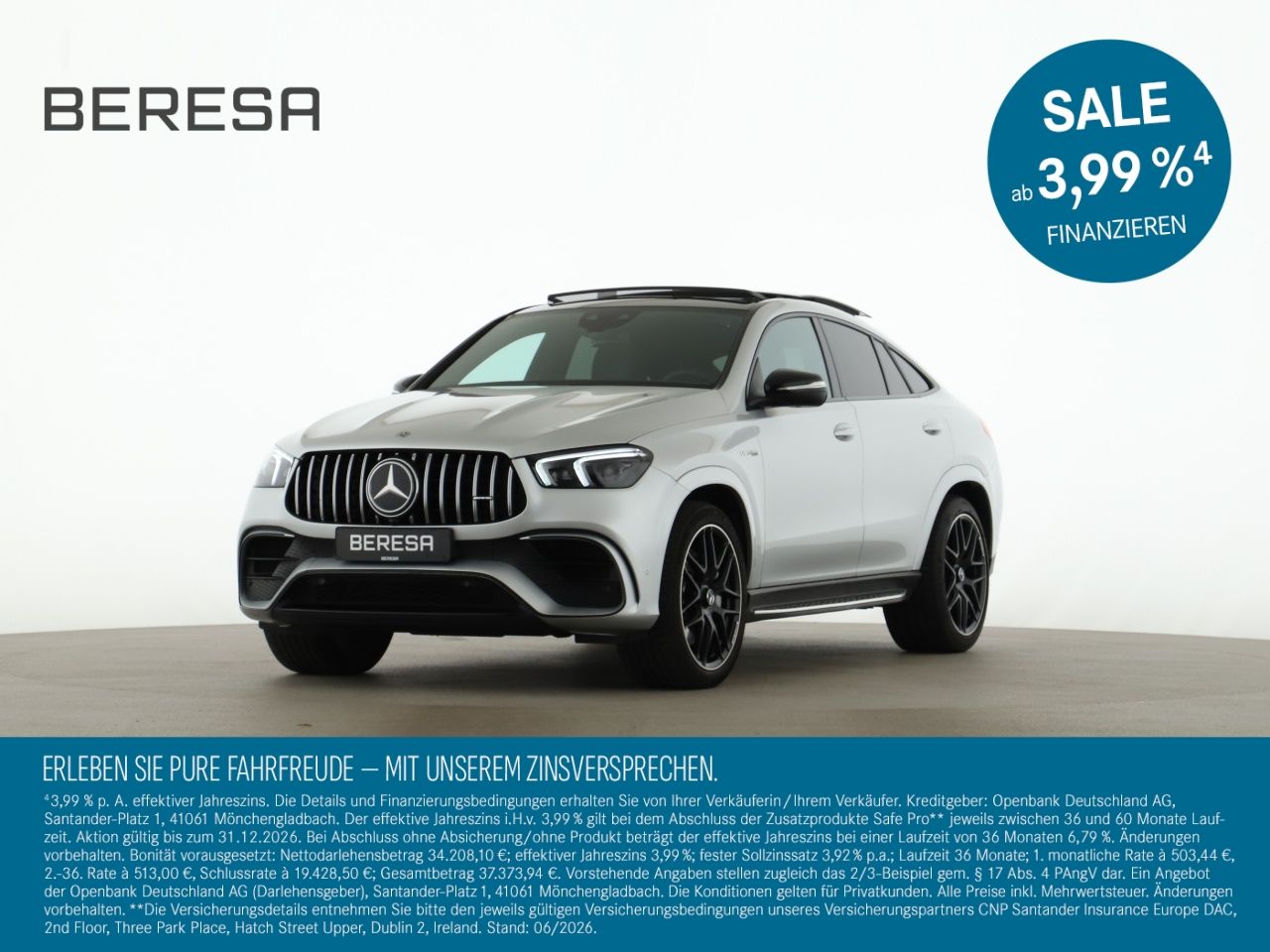 Mercedes-Benz GLE 63 AMG 4M Coupé Night Perf. Abgas Pano AHK