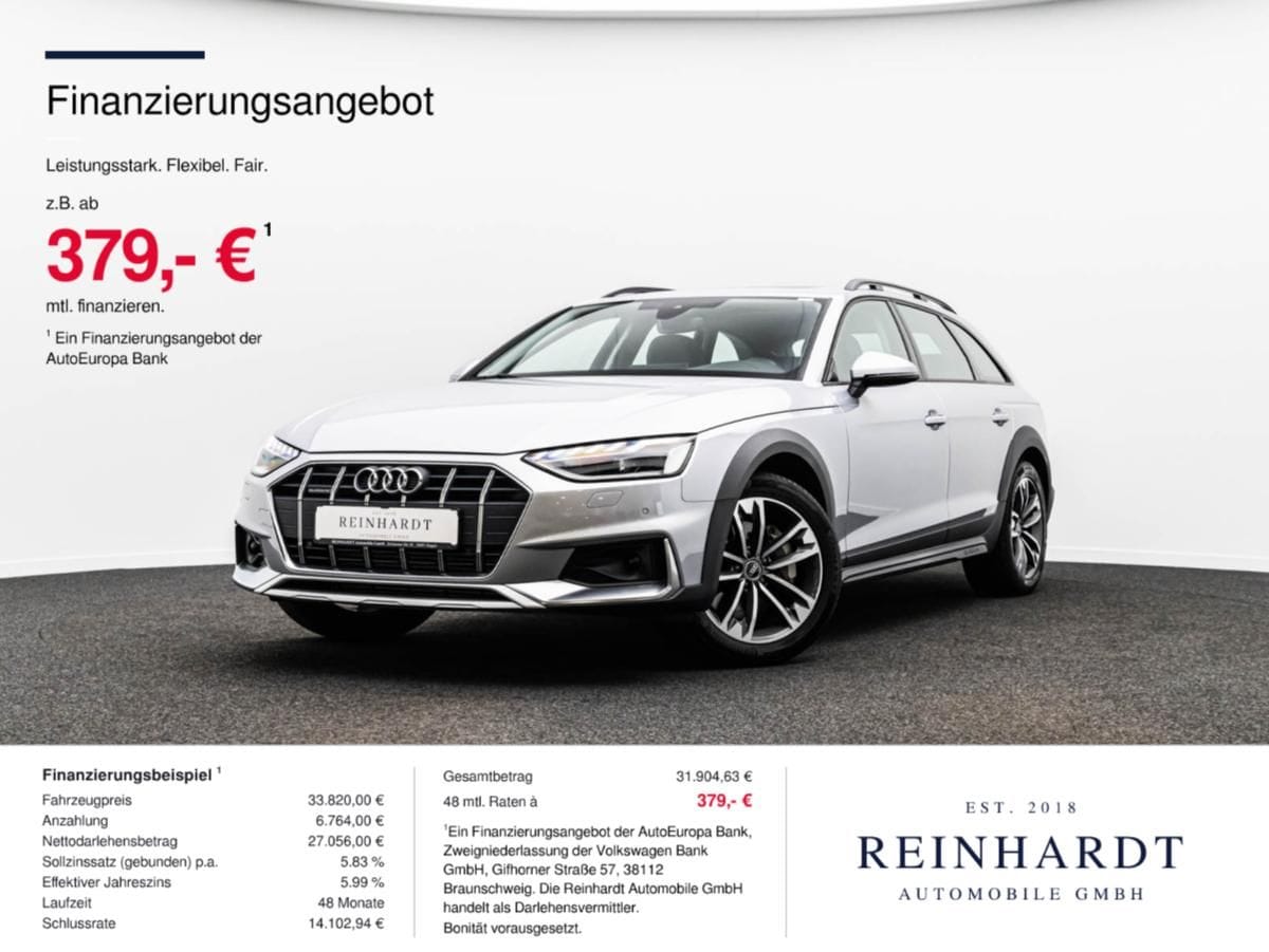 Audi A4 ALLROAD 45TFSi Q LED PANO AHK StHz. BELÜFTUNG foto 1