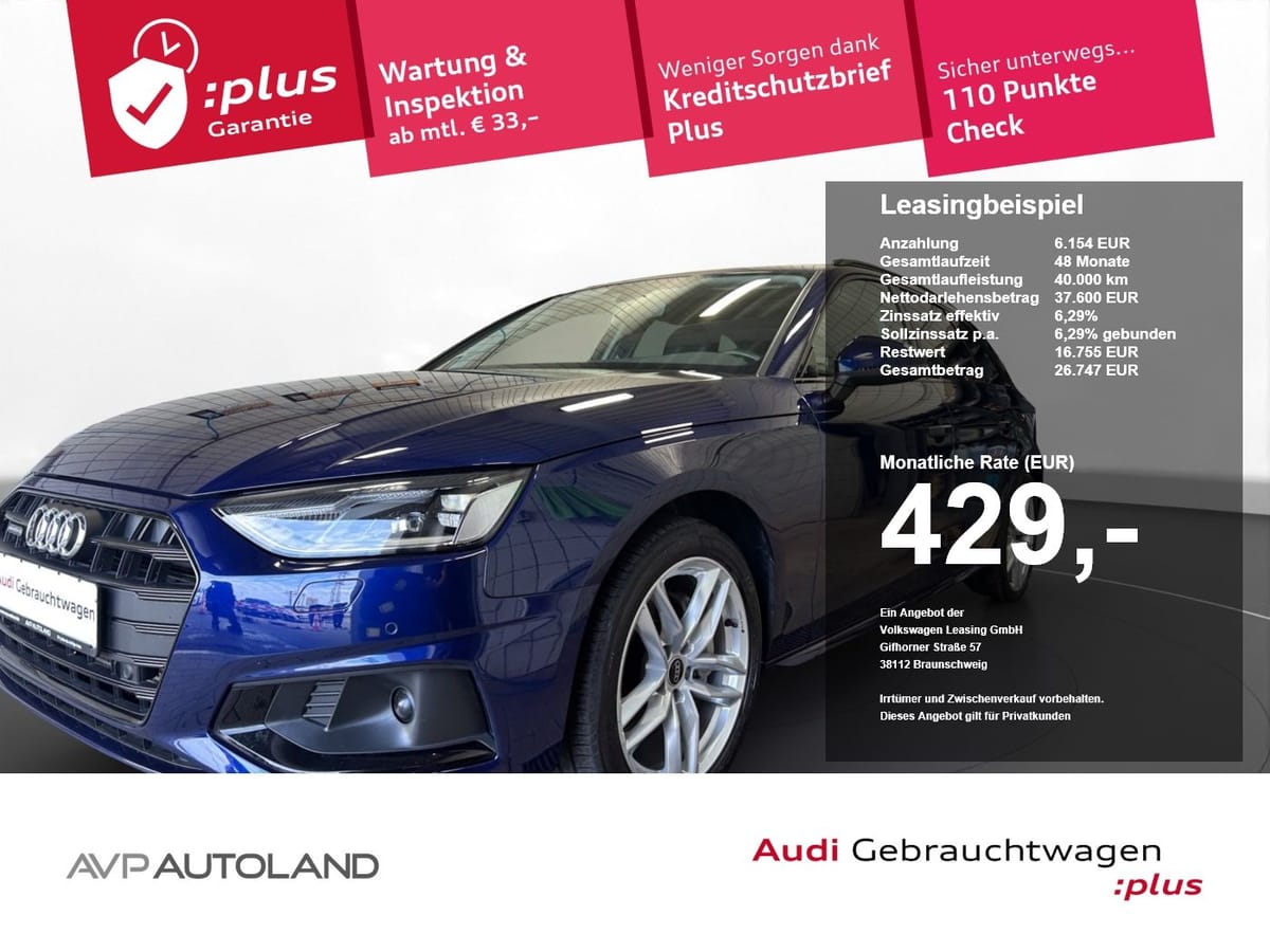 Audi A4 Avant 40 TFSI quattro S tronic advanced AHK