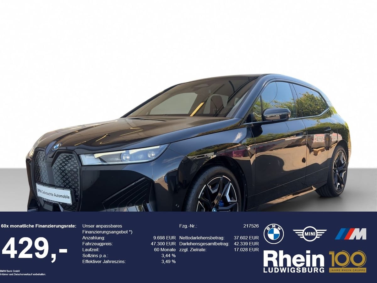 BMW iX xDrive40 Sportpaket PanoSky ParkAs HarKar foto 1