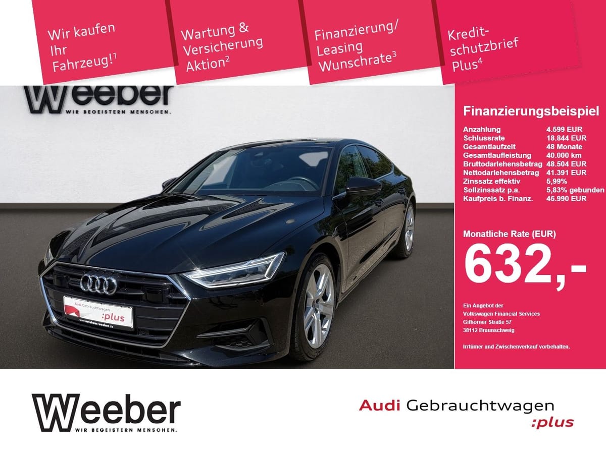 Audi A7 Sportback quattro *LEDER*PANO*KAMERA*SITZKLIM