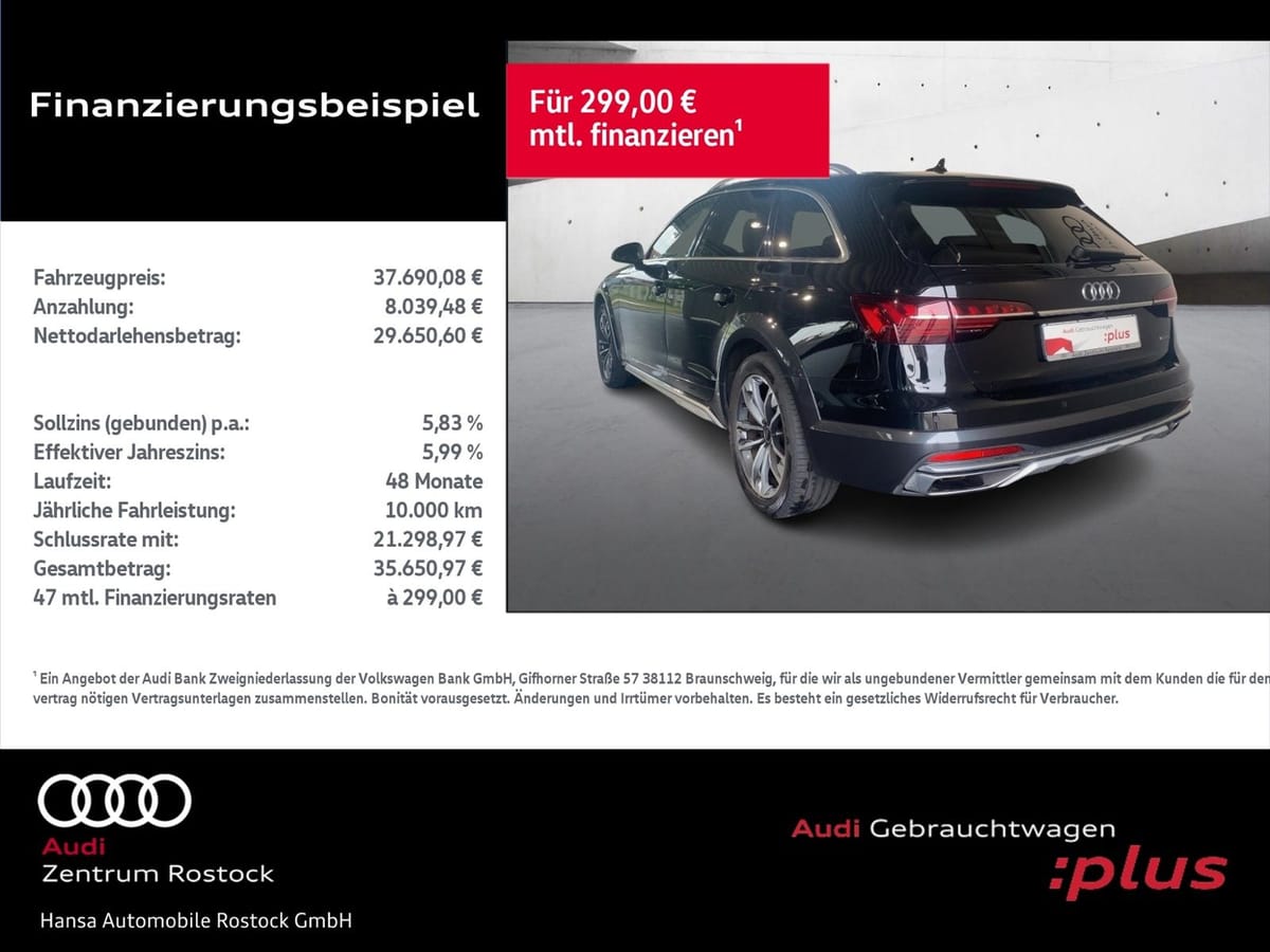 Audi A4 allroad 45 TFSI Quattro Navi Matrix Ahk Head foto 3