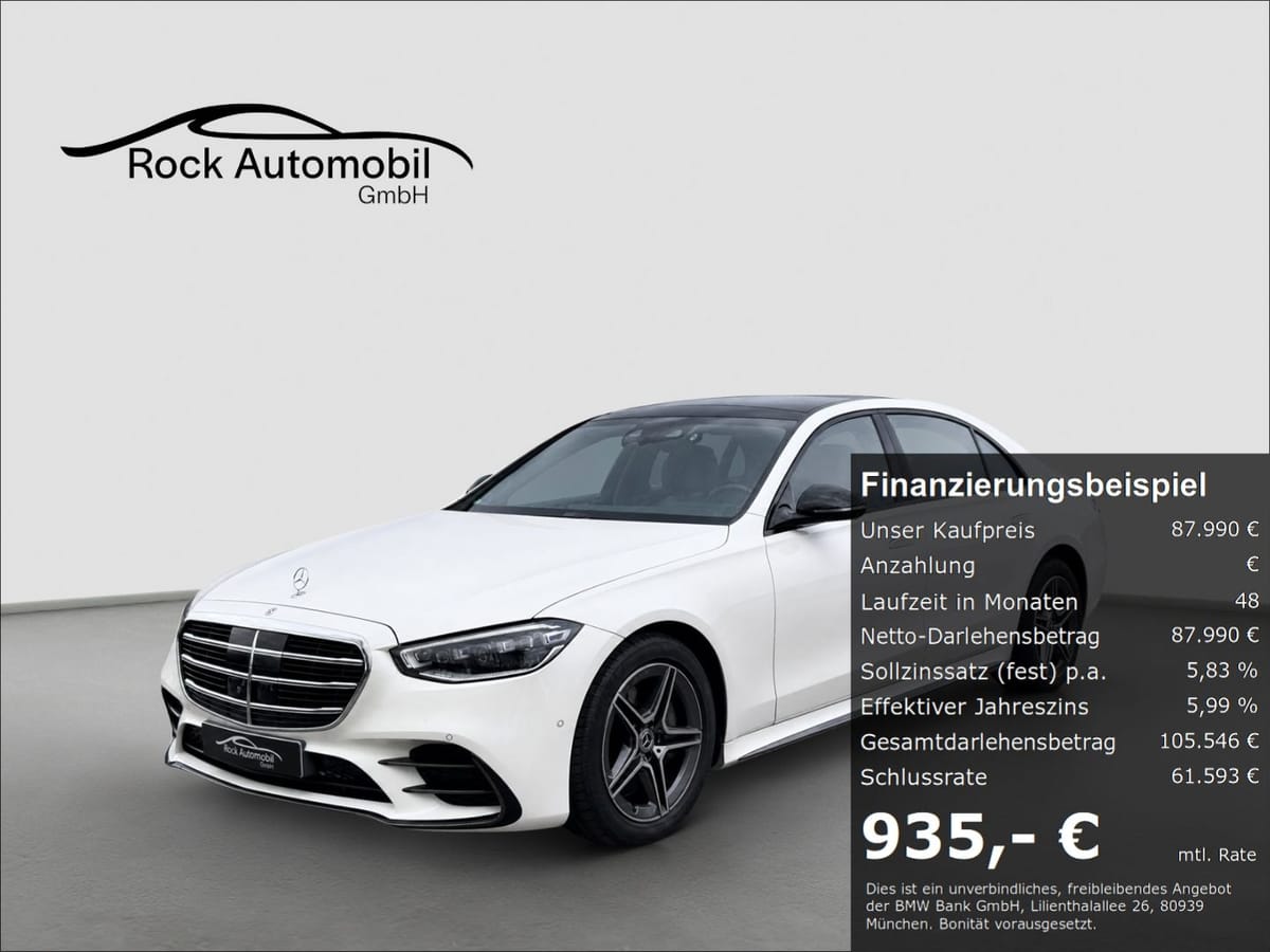 Mercedes-Benz S 450 d 4Matic L AMG Line TV Standhzg.