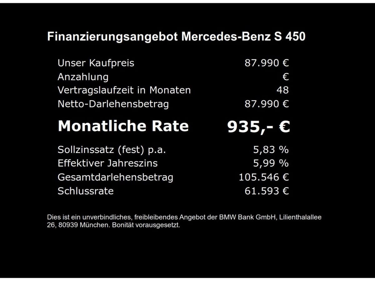 Mercedes-Benz S 450 d 4Matic L AMG Line TV Standhzg. foto 8