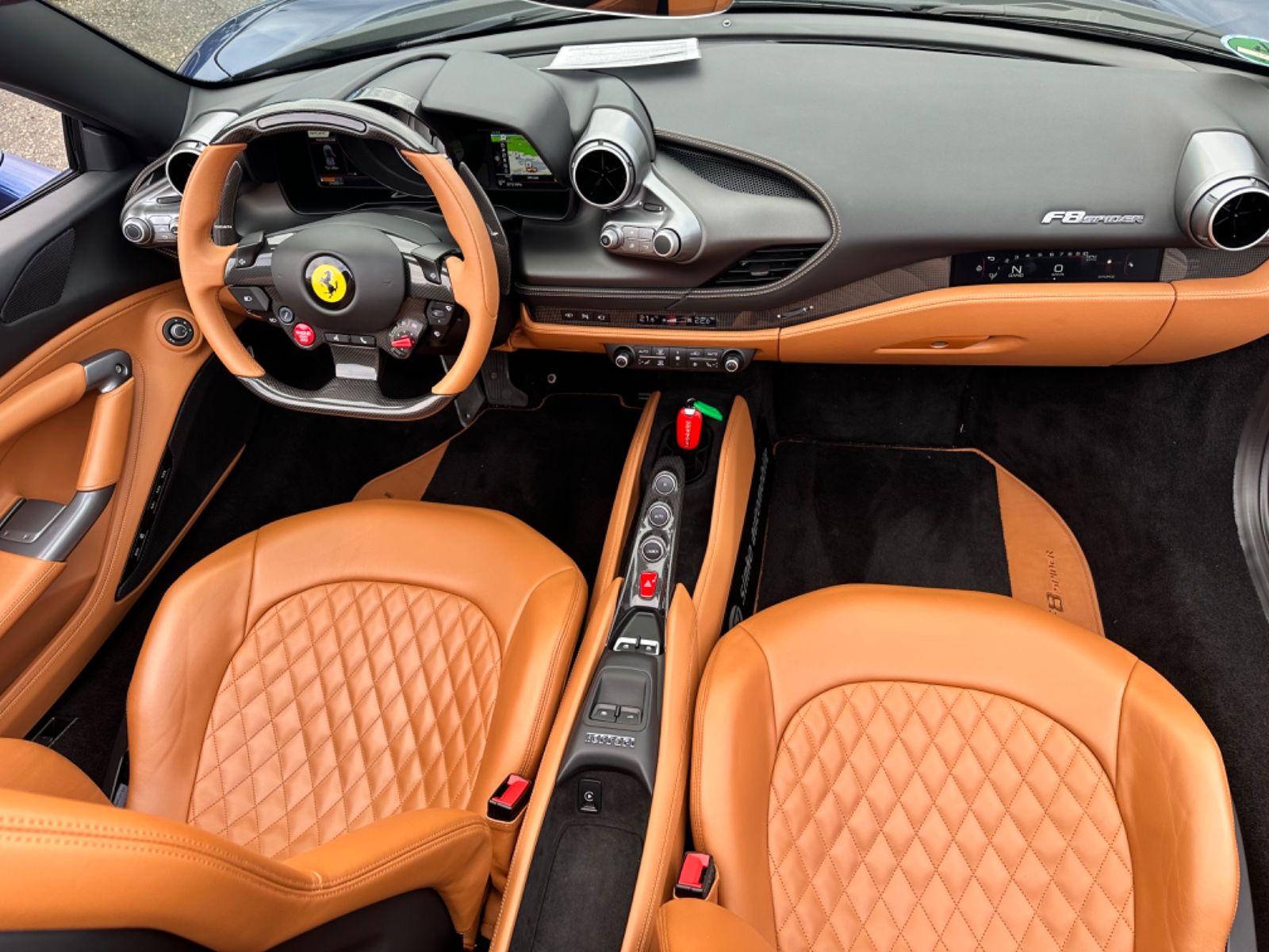 Ferrari F8 Spider*Carbon ADAS JBL Lift Diamond Stiching* foto 16