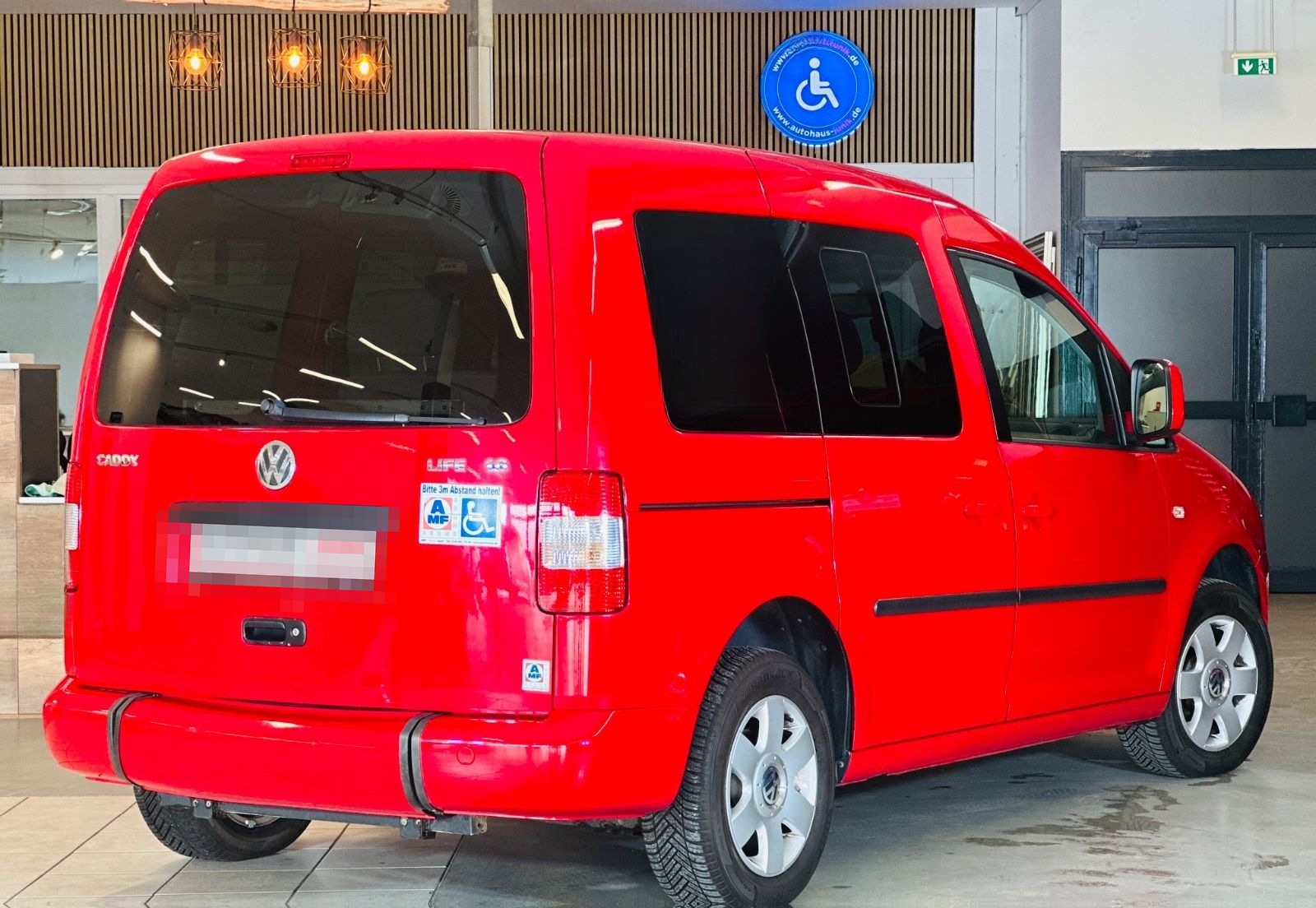 Volkswagen Caddy 1,6-Behindertengerecht-Rampe foto 11