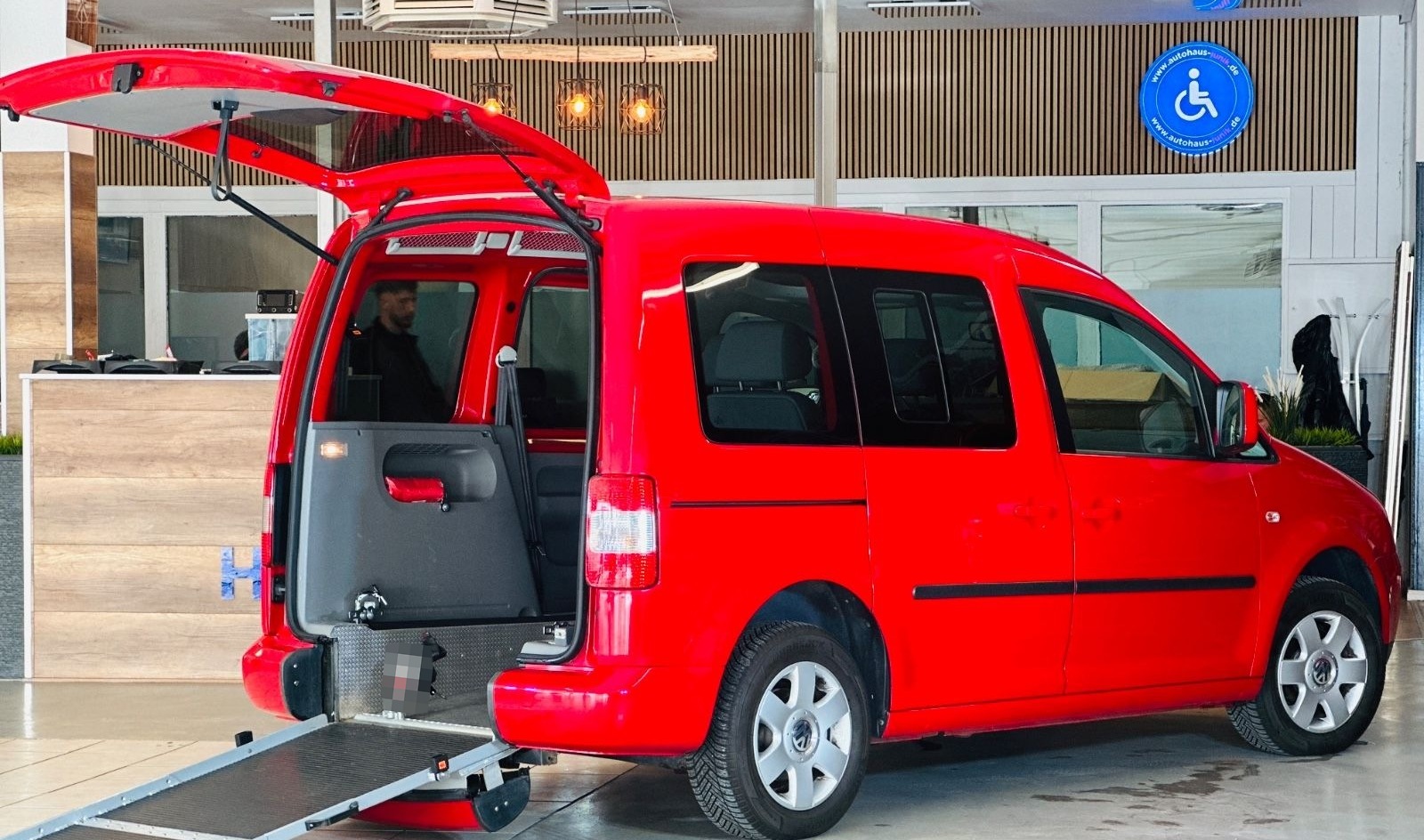 Volkswagen Caddy 1,6-Behindertengerecht-Rampe foto 14