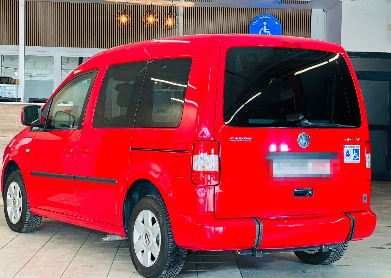 Volkswagen Caddy 1,6-Behindertengerecht-Rampe foto 7