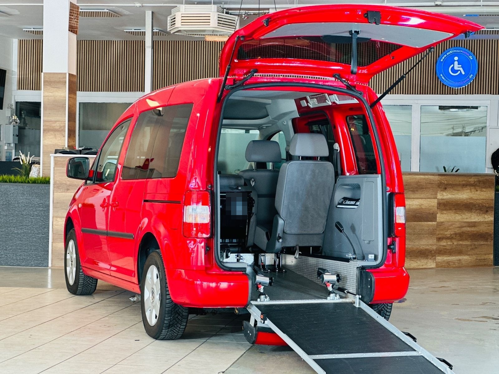 Volkswagen Caddy 1,6-Behindertengerecht-Rampe foto 10