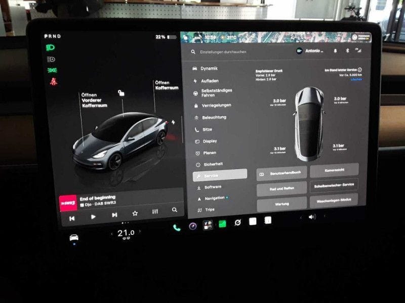 Tesla Model 3 Basis RWD A.Pilot Glasdach foto 6