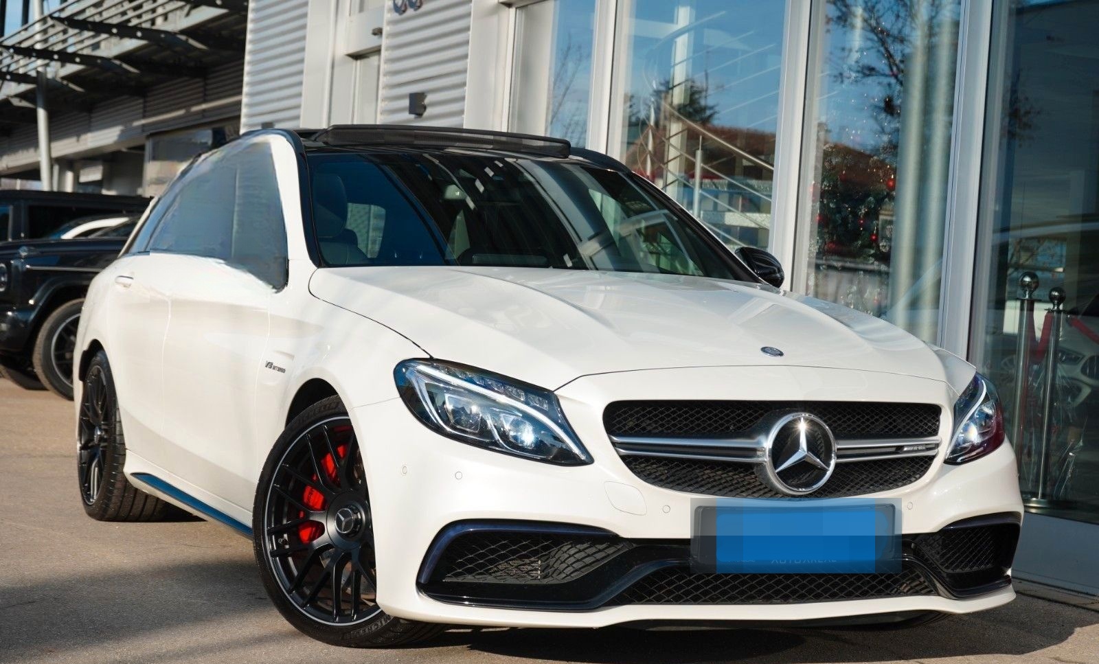 Mercedes-Benz C 63 S Kombi Designio Leder Burmeister Pano foto 2