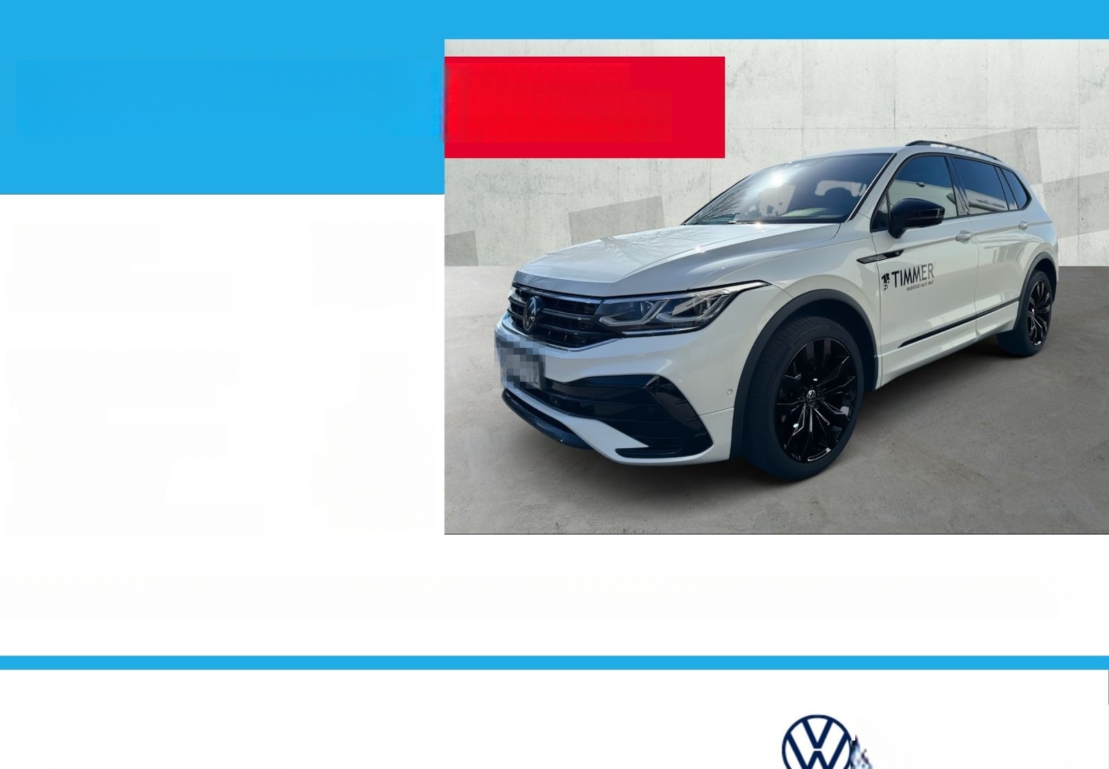 Volkswagen Tiguan Allspace 2.0 TDI R-Line *4Motion*NAVI*SHZ