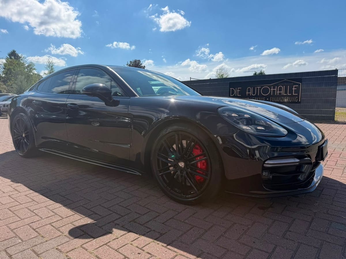 Porsche Panamera Turbo Nachtsicht Standheizung All Black foto 2