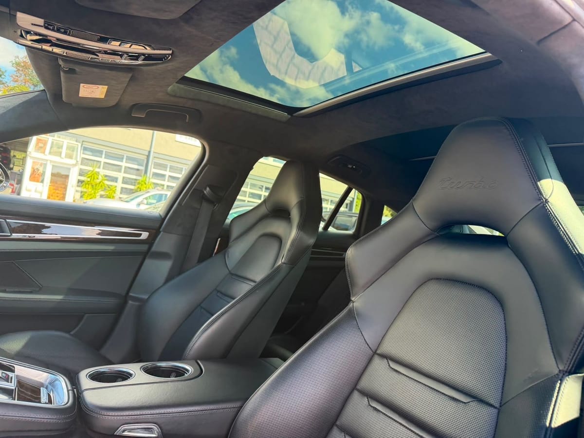 Porsche Panamera Turbo Nachtsicht Standheizung All Black foto 14