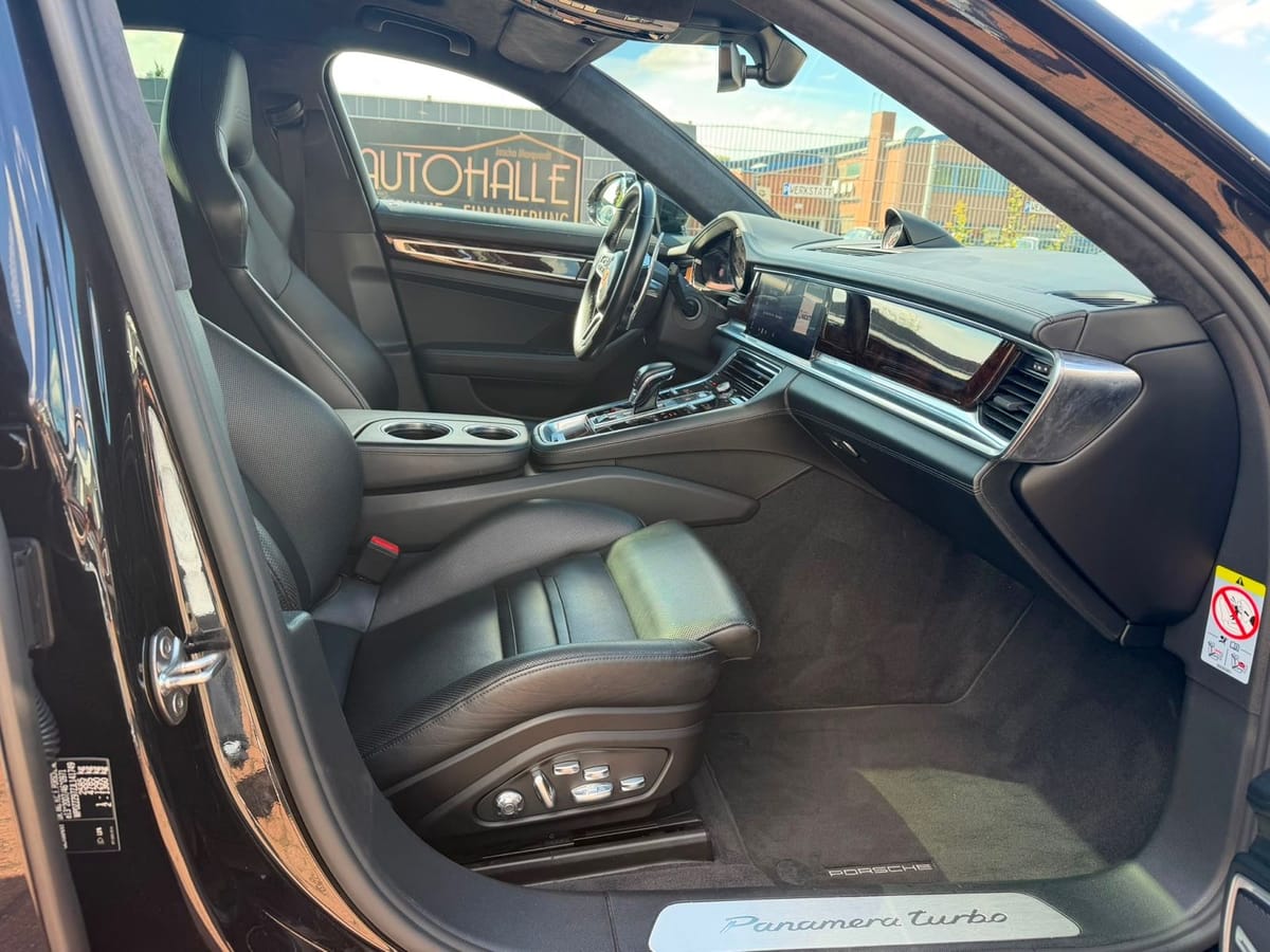 Porsche Panamera Turbo Nachtsicht Standheizung All Black foto 21