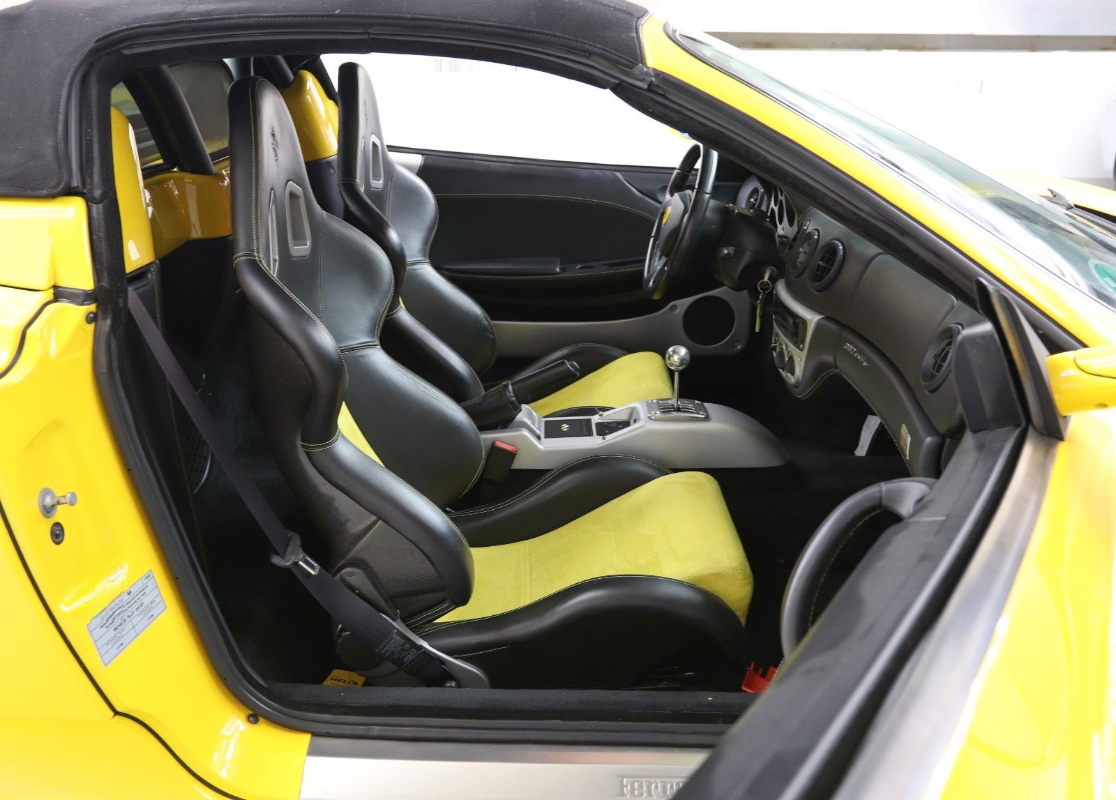 Ferrari 360 Spider 6 Gang Handschalter Racing Sitze foto 10