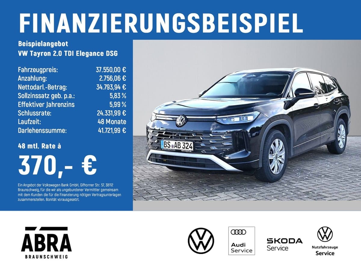 Volkswagen Tayron 2.0 TDI Elegance DSG