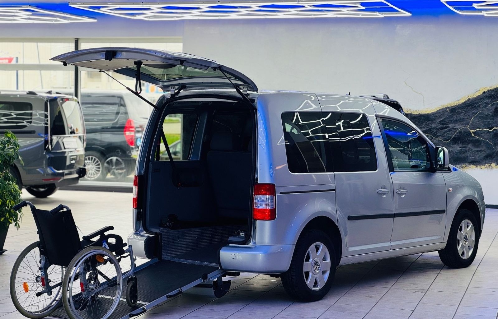 Volkswagen Caddy Life Behindertengerecht-Rampe-Winde foto 13