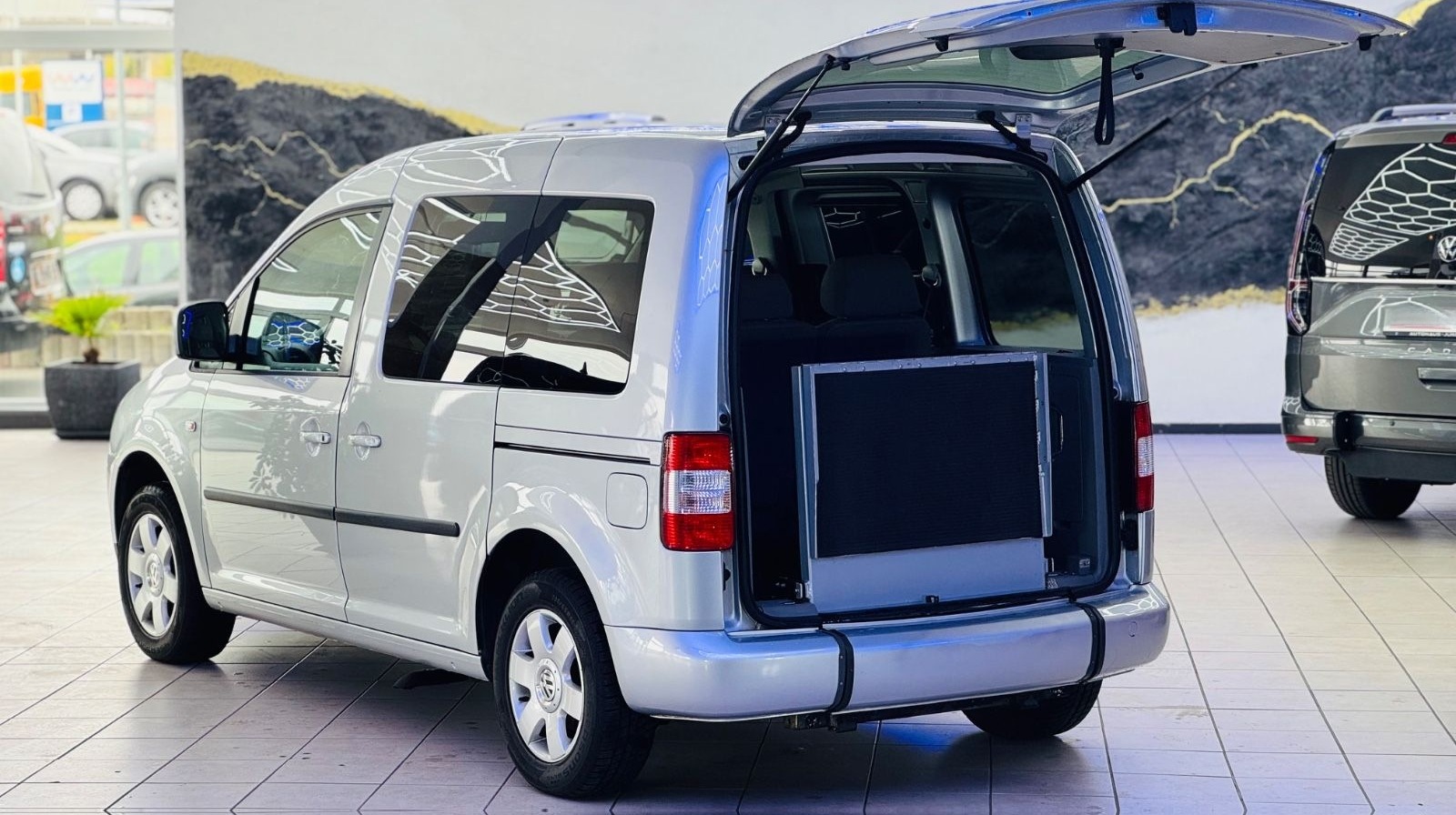 Volkswagen Caddy Life Behindertengerecht-Rampe-Winde foto 5