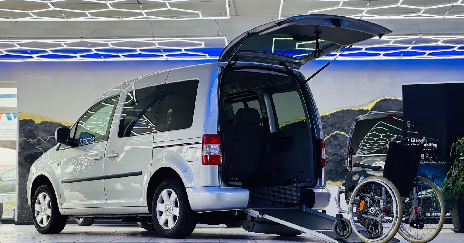 Volkswagen Caddy Life Behindertengerecht-Rampe-Winde foto 7