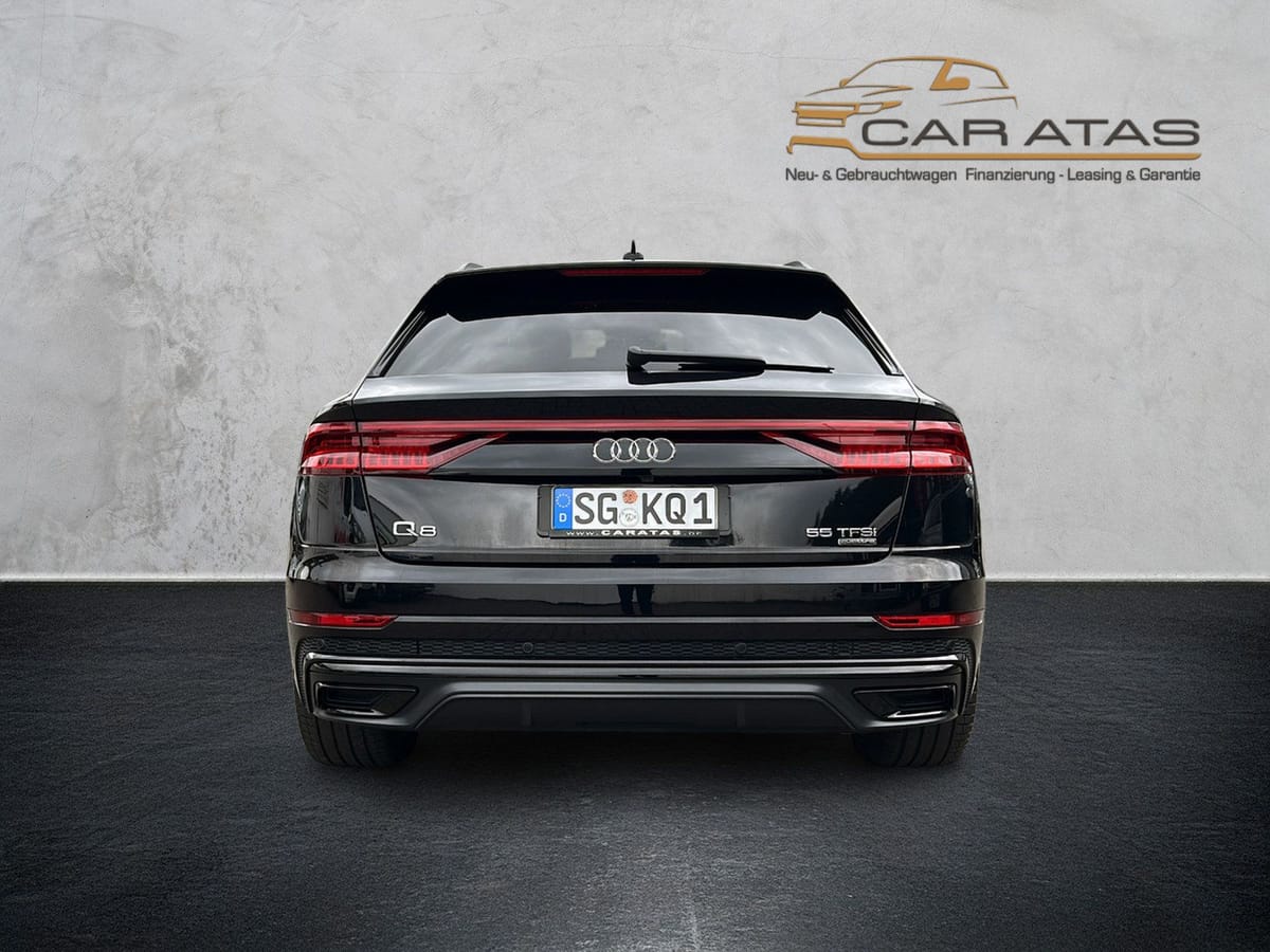Audi Q8 55 TFSI S-LINE B&O SOFT CLOSE 360° PANO AHK foto 7