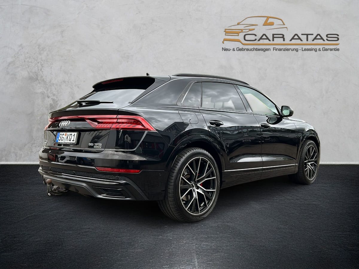Audi Q8 55 TFSI S-LINE B&O SOFT CLOSE 360° PANO AHK foto 8