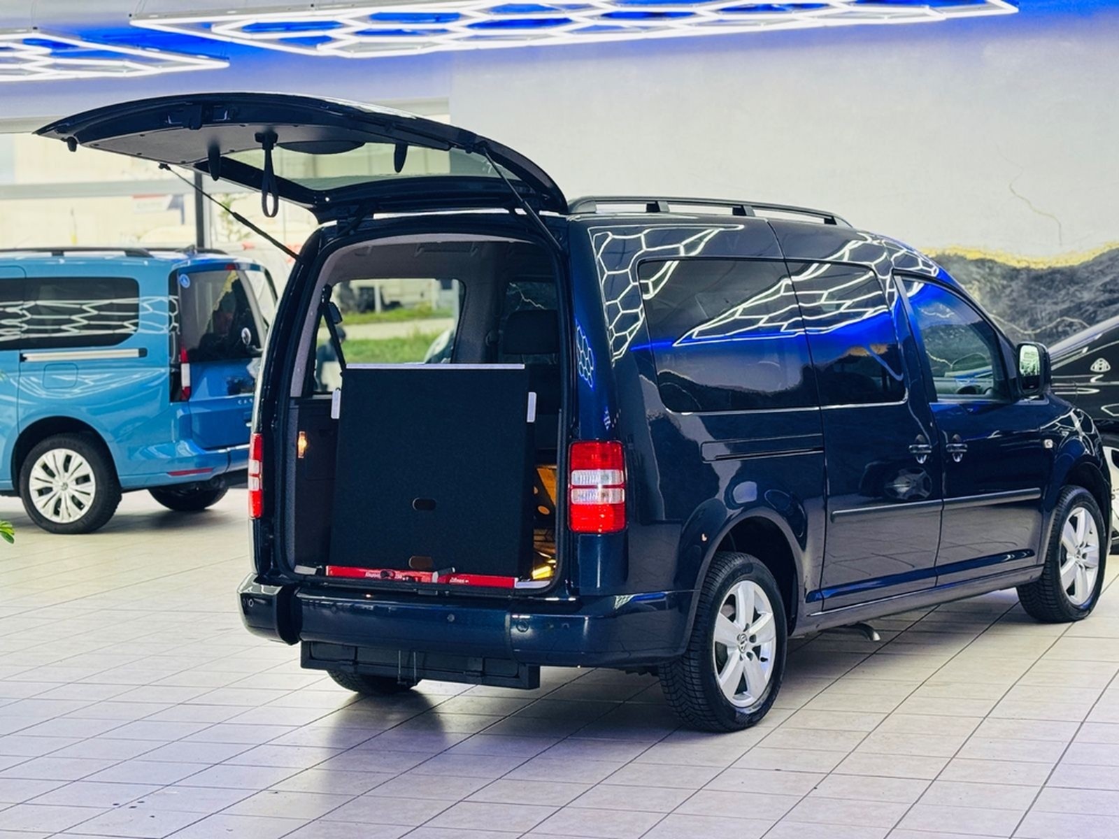 Volkswagen Caddy Maxi-DSG-Rollstuhlgerecht-Rampe foto 9