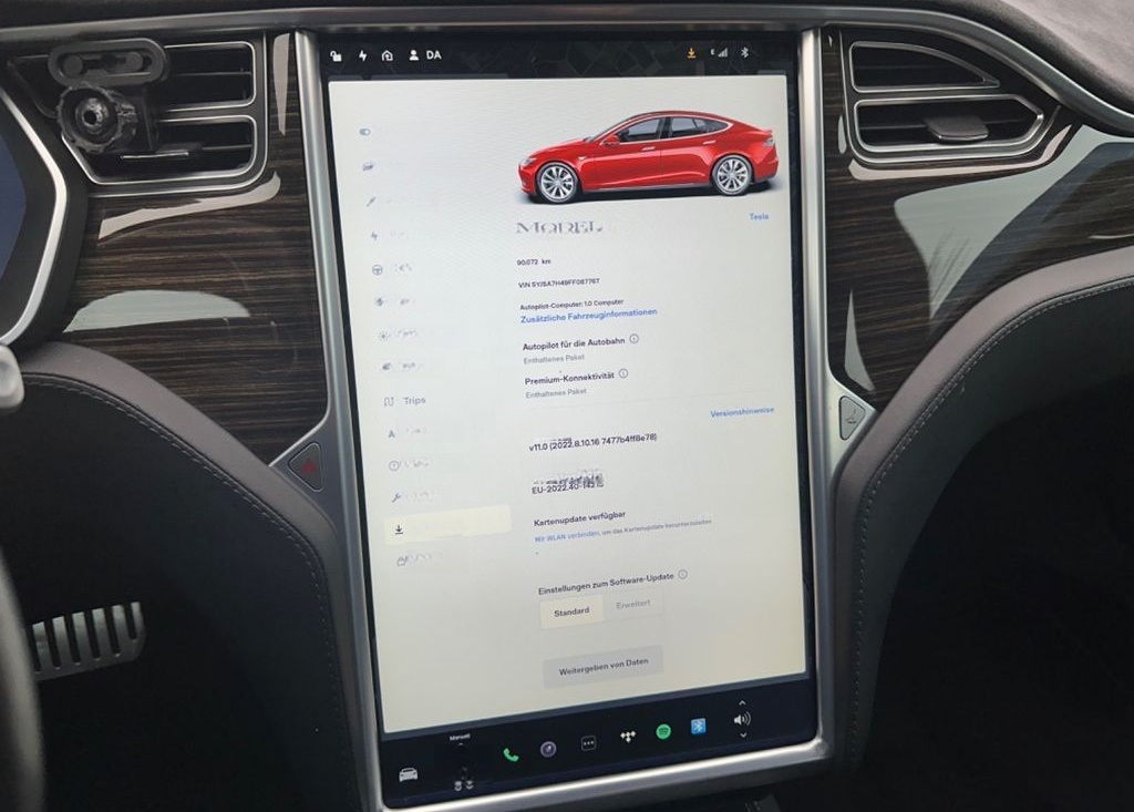 Tesla Model S P85D Performance Autopilot Pano Luft foto 18