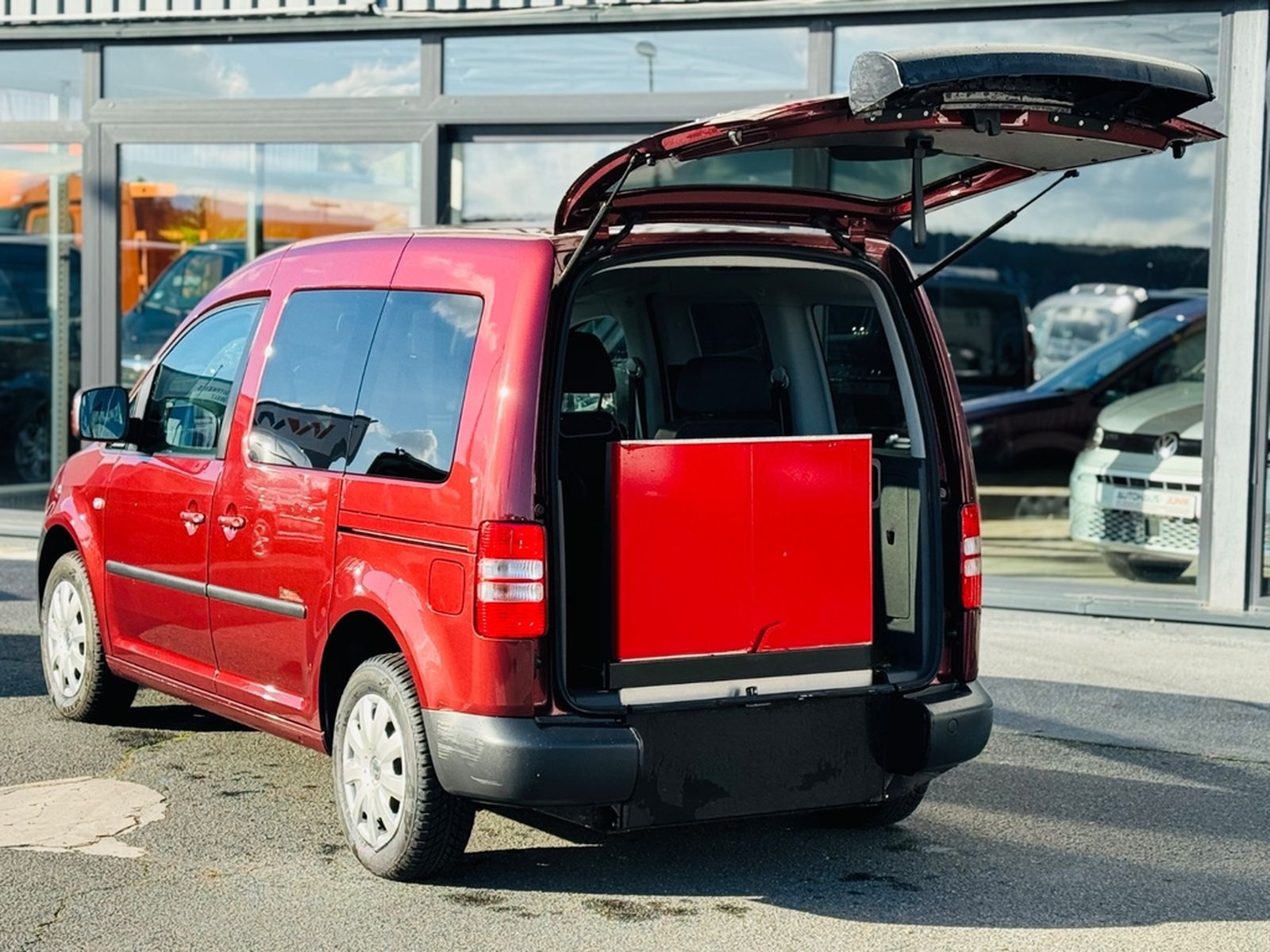Volkswagen Caddy-Behindertengerecht-Rampe-Rollstuhl foto 6
