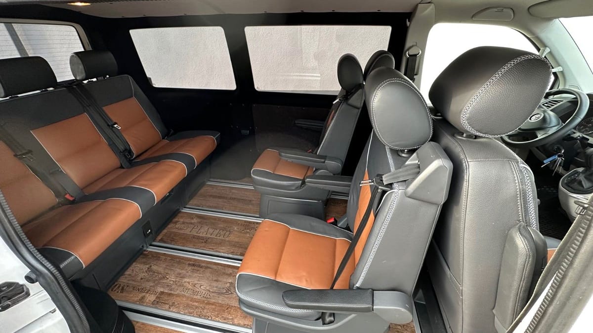 Volkswagen T6.1 PANAMERICANA LEDER AUFSTELLDACH MULTIVAN foto 13