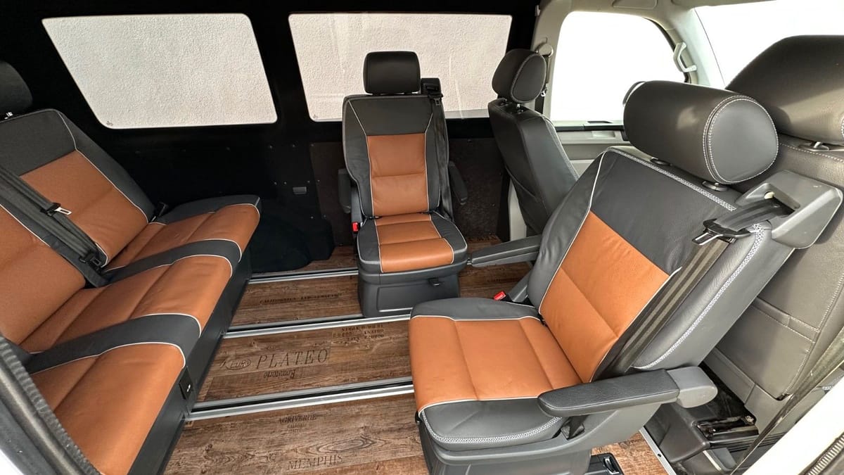 Volkswagen T6.1 PANAMERICANA LEDER AUFSTELLDACH MULTIVAN foto 14