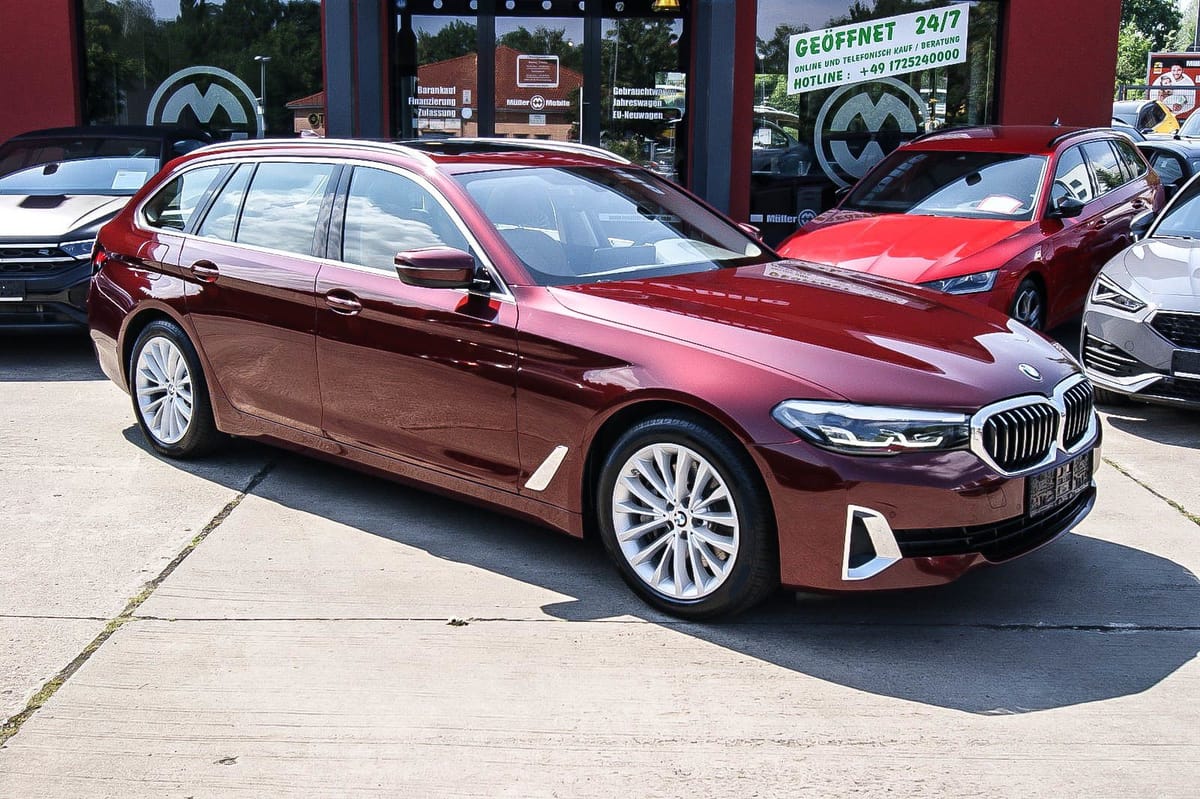 BMW 530 d Touring H&K SOUND PANORAMA AVENTURINROT 3 foto 4