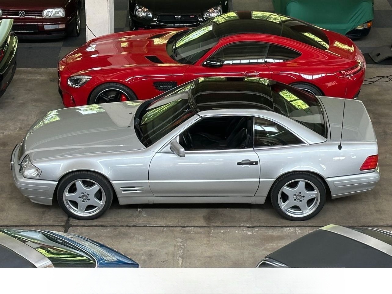 Mercedes-Benz SL500 R129 PANORAMA GLASDACH AMG18" ADS 245 BRD