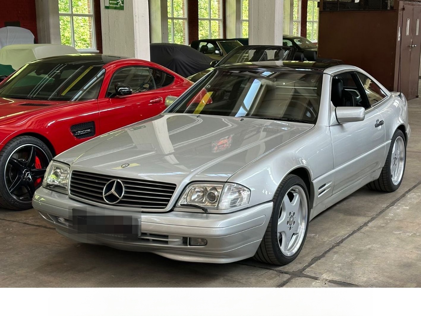 Mercedes-Benz SL500 R129 PANORAMA GLASDACH AMG18" ADS 245 BRD foto 6