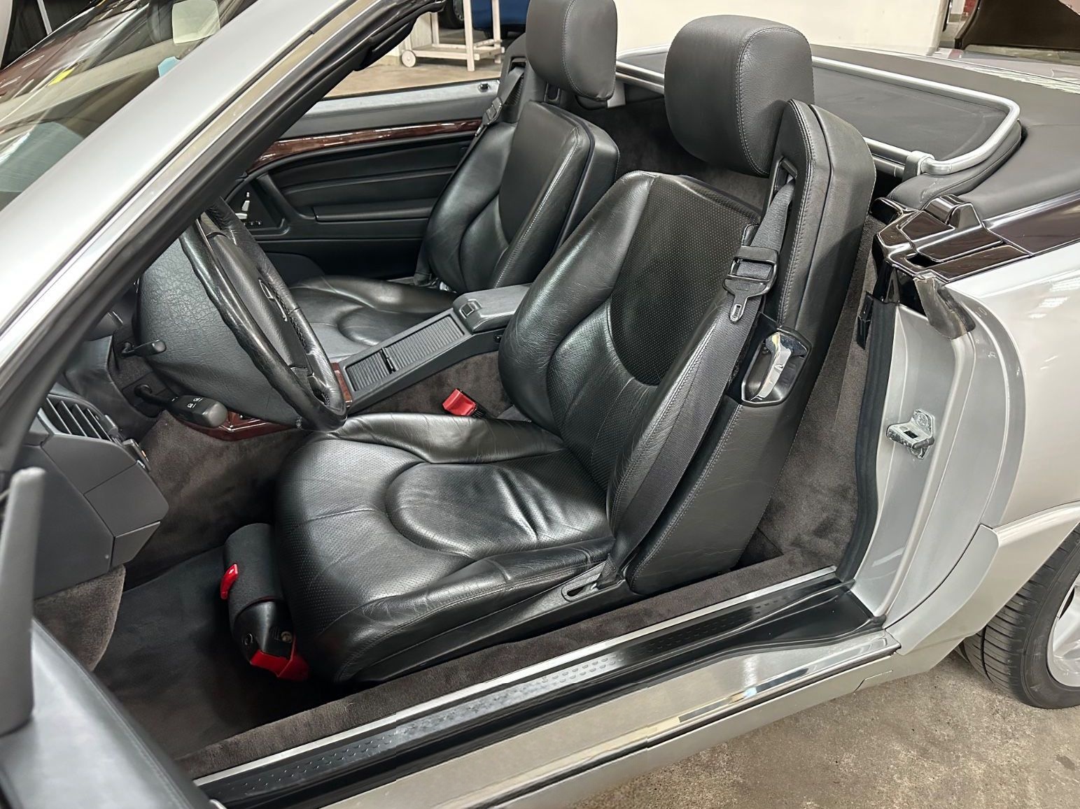 Mercedes-Benz SL500 R129 PANORAMA GLASDACH AMG18" ADS 245 BRD foto 9