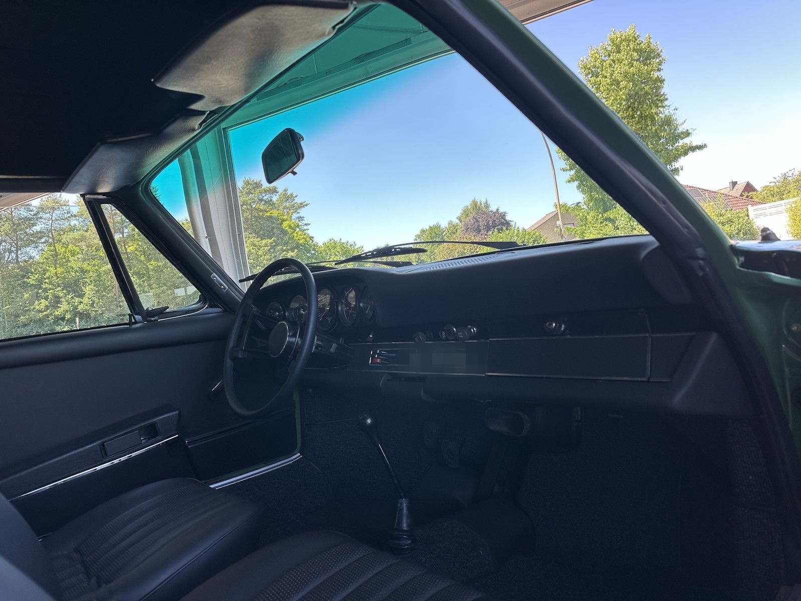 Porsche 911 T Targa 2.4 Ölklappe UNIKAT Note1 buschgrün foto 12
