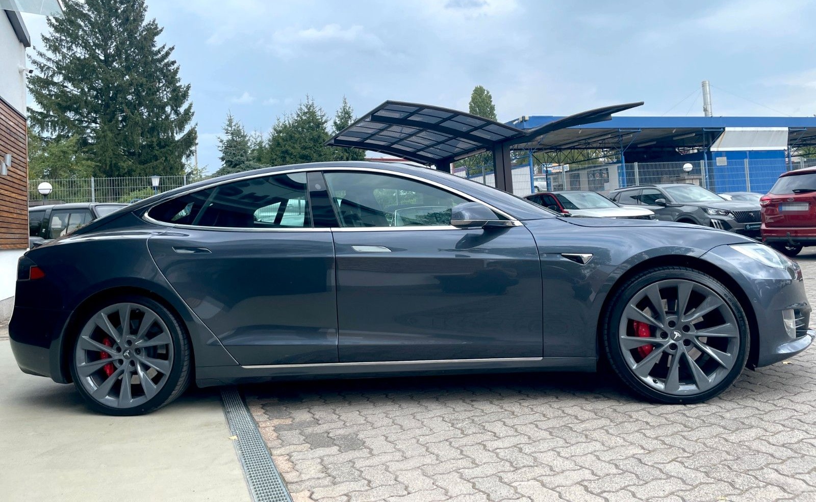 Tesla Model S Performance 100D Panorama 21 Zoll foto 9