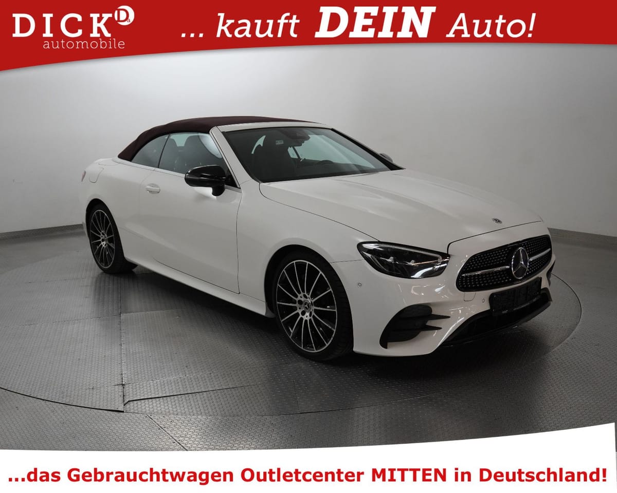 Mercedes-Benz E220d Cabrio 2X AMG NIGHT WIDESC STNDHZ BURM 20