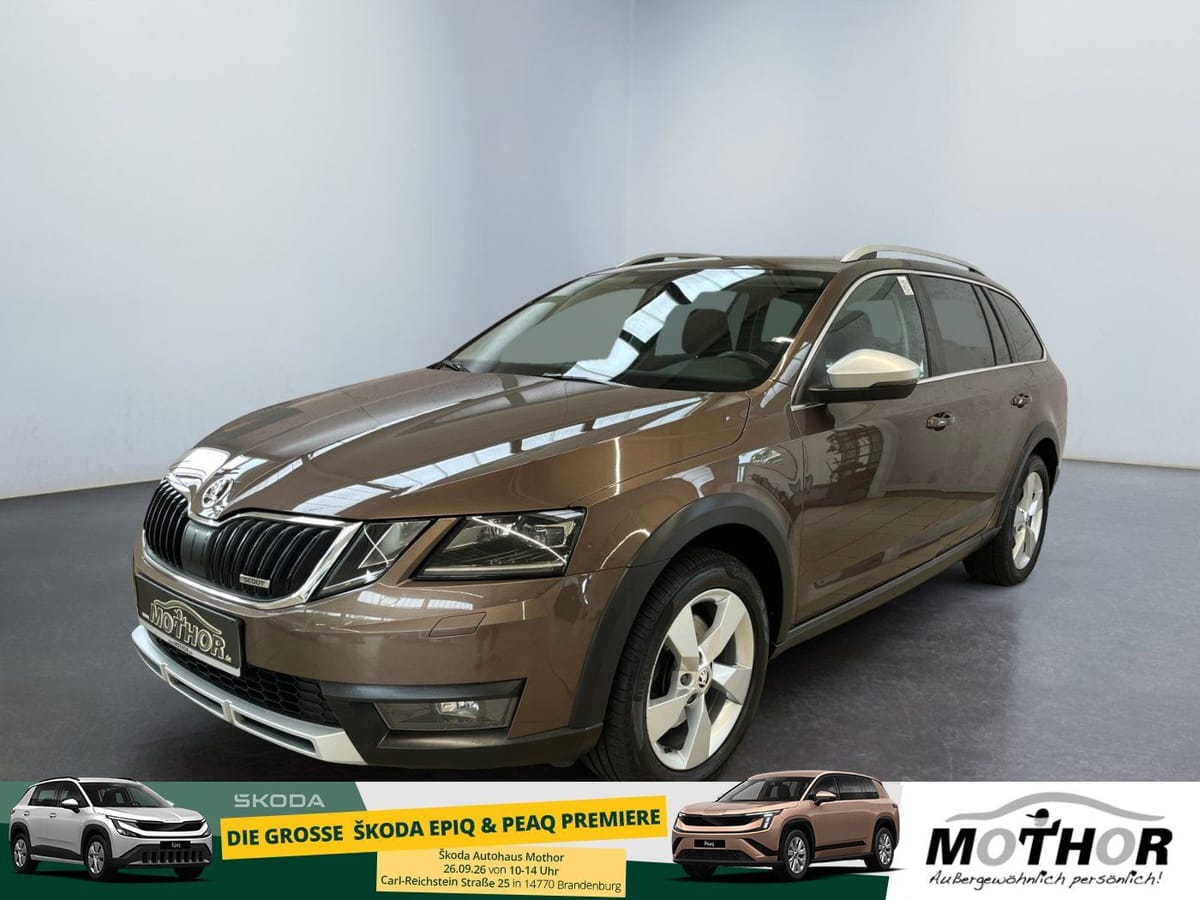 Skoda Octavia Combi Scout 2.0TSI DSG 4x4 AHK Klima PDC