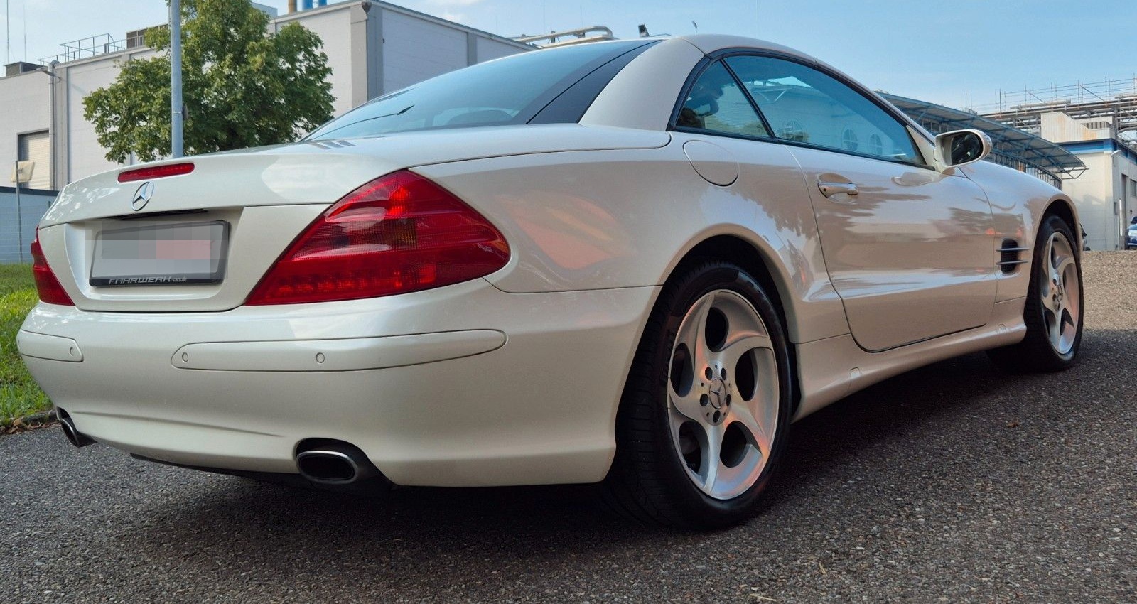 Mercedes-Benz SL500 7G Designo Weißmet. www.fahrwerk-cars.de foto 3