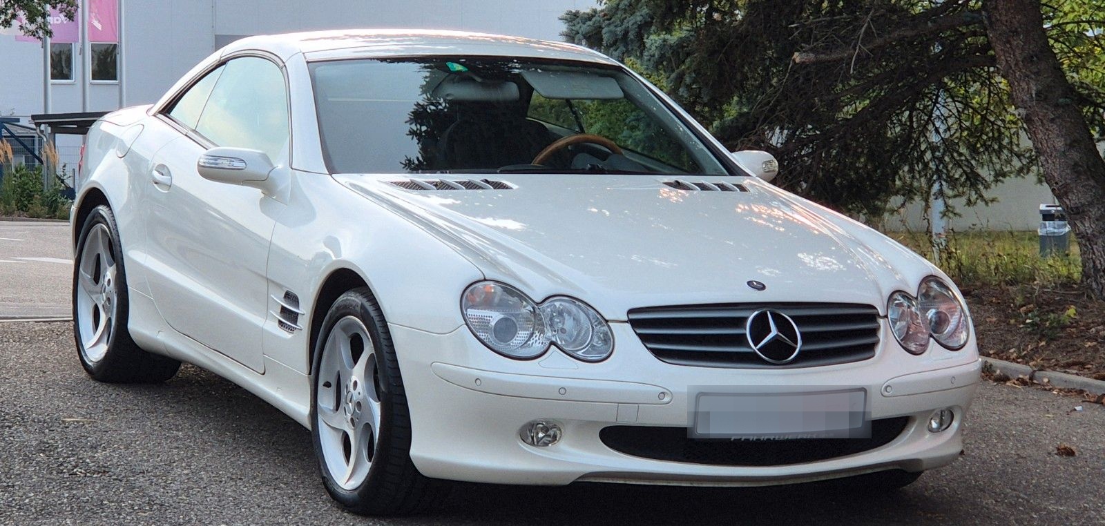 Mercedes-Benz SL500 7G Designo Weißmet. www.fahrwerk-cars.de foto 5