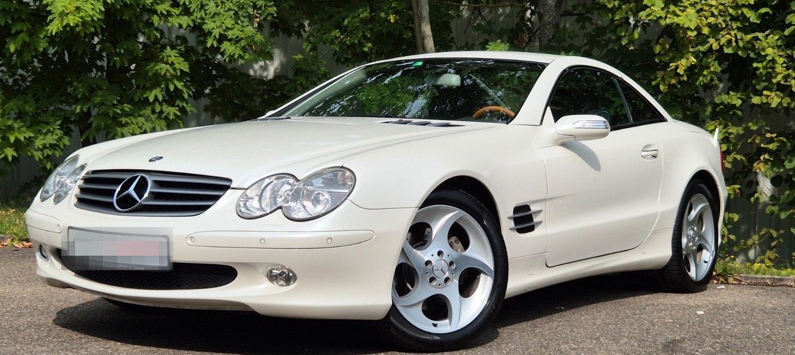Mercedes-Benz SL500 7G Designo Weißmet. www.fahrwerk-cars.de foto 6