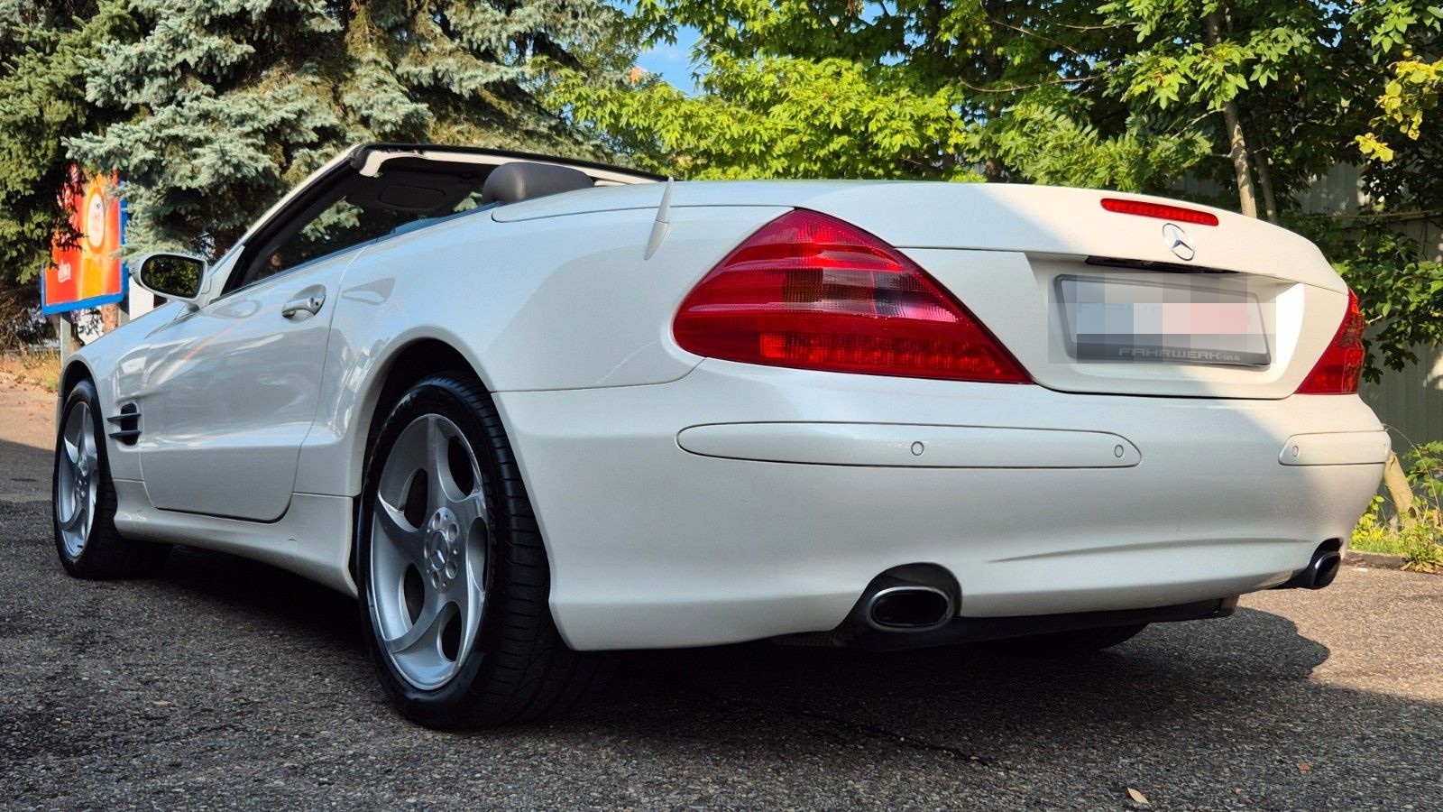 Mercedes-Benz SL500 7G Designo Weißmet. www.fahrwerk-cars.de foto 7