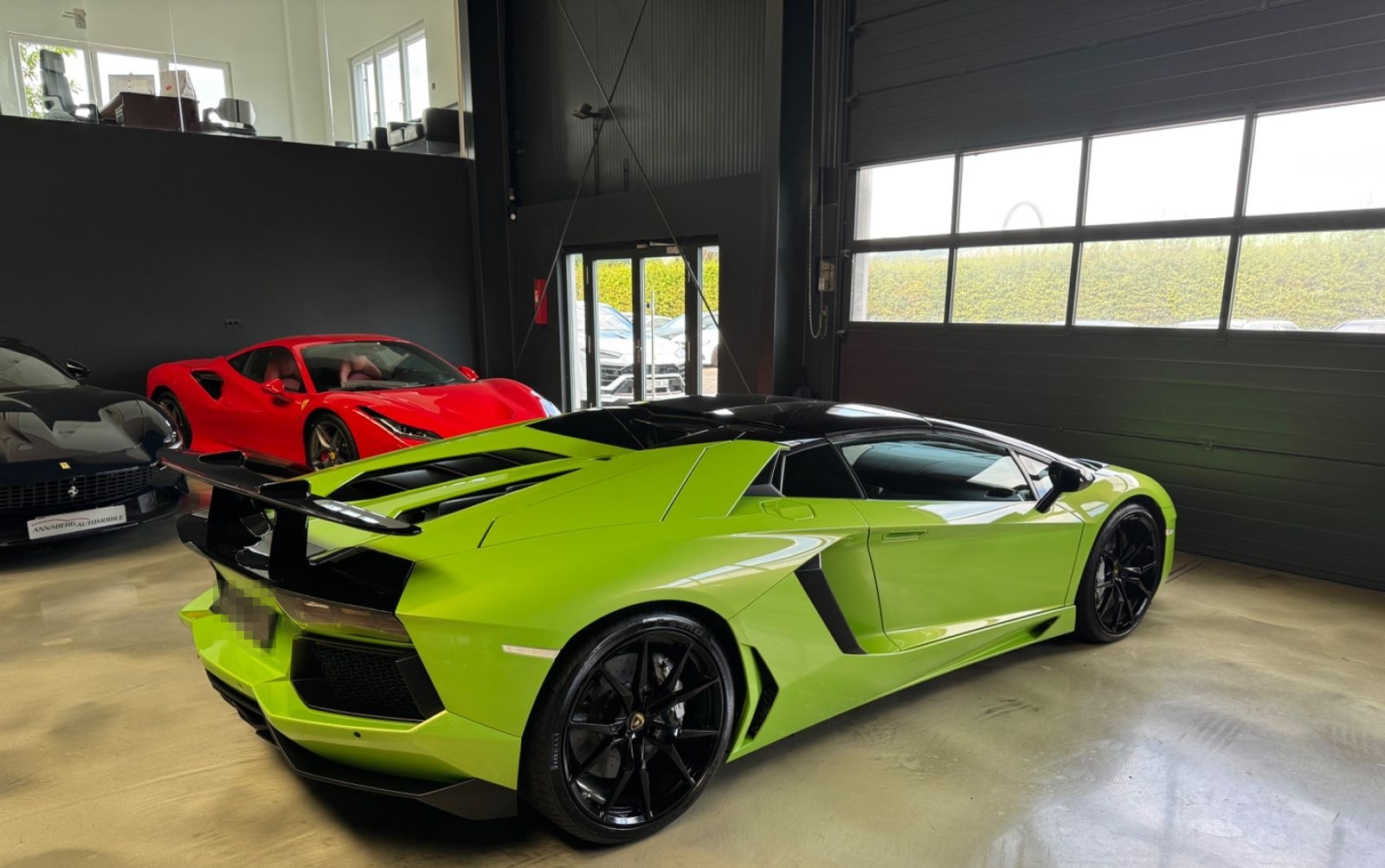 Lamborghini Aventador LP 700-4 Roadster VERDE ITHACA GRÜN foto 4